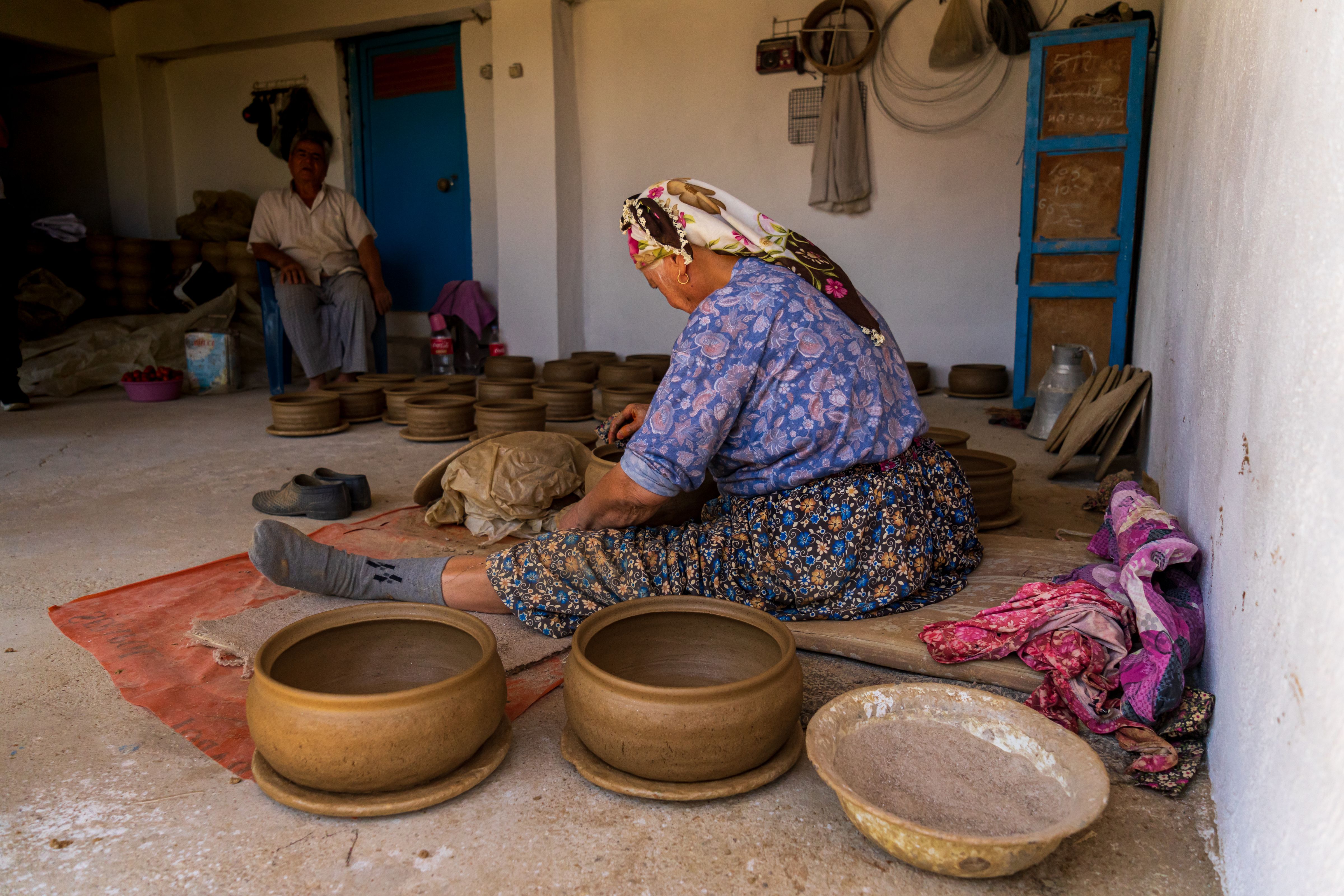 Master artisan at work in Uzbekistan